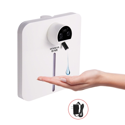 

CRUCGRE Intelligent Automatic Induction Soap Dispenser Wall-mounted Foam Hand Washer Disinfector Alcohol Sprayer, CNPlug, Style:Drop Type Wire