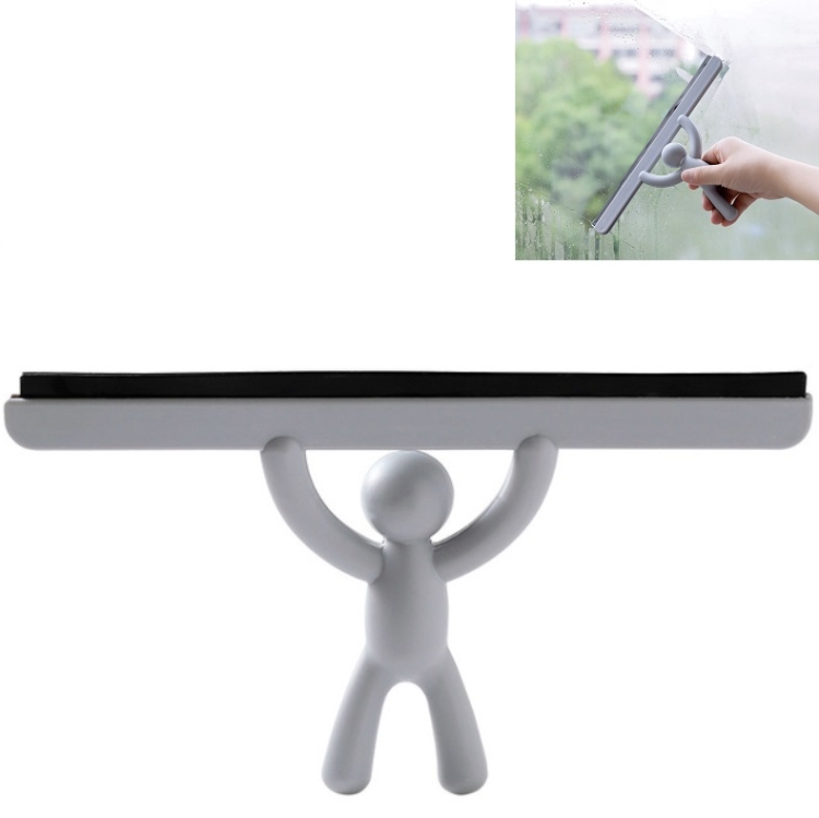 

5 PCS Glass Wiper Household Cleaning Tool Bottom Door And Window Cleaning Scraper(Gray)