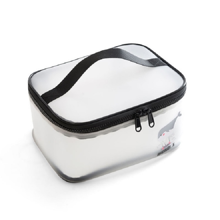 

Transparent Cosmetic Bag Portable Travel Large-capacity Toiletry Bag, Style:Large Handbag