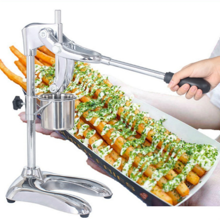 

Manual French Press Squeeze Machine Squeezer Potatoes Slush Meat Slicer, Size: 450x260x200mm