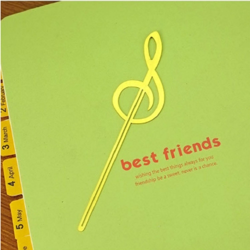 

2 PCS Metal Instrument Bookmark Book Folder Office School Stationery(Note)