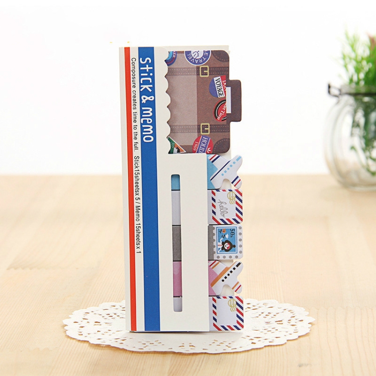 

2 PCS Mini Cute Cartoon Animals Memo Pad Sticky Notes Notebook Stationery Note Paper Stickers School Supplies British style 2