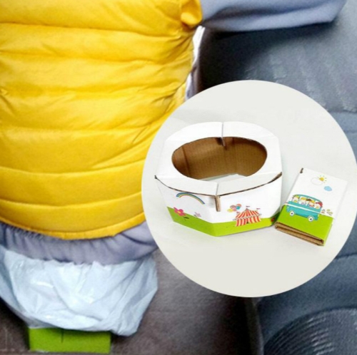 

Portable Travel Urine Bag Emergency Mobile Mini Toilet Folding Potty