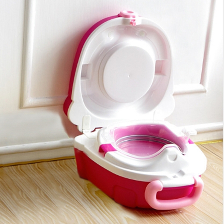 

Children Small Toilet Children Portable Toilet Travel Portable Car-mounted(red)