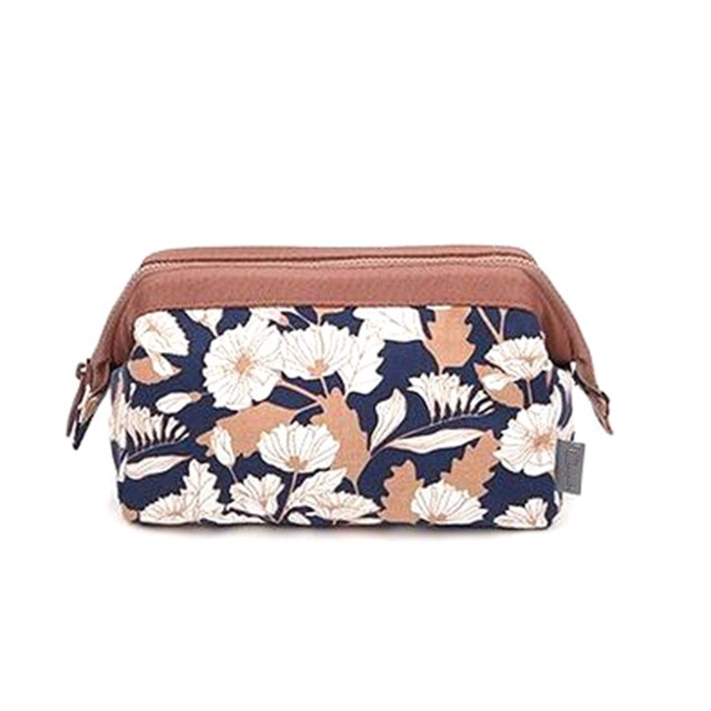 

Cosmetic Bag Women Necessaire Make Up Bag Travel Waterproof Portable Makeup Bag Toiletry Kits(Coffee)