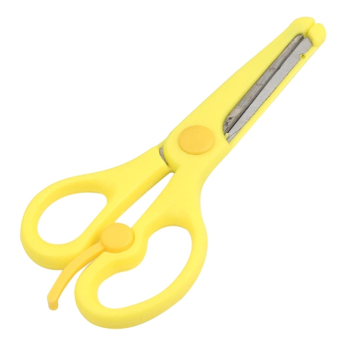 

Elastic Safety Scissors Candy-Colored Knife(Yellow)