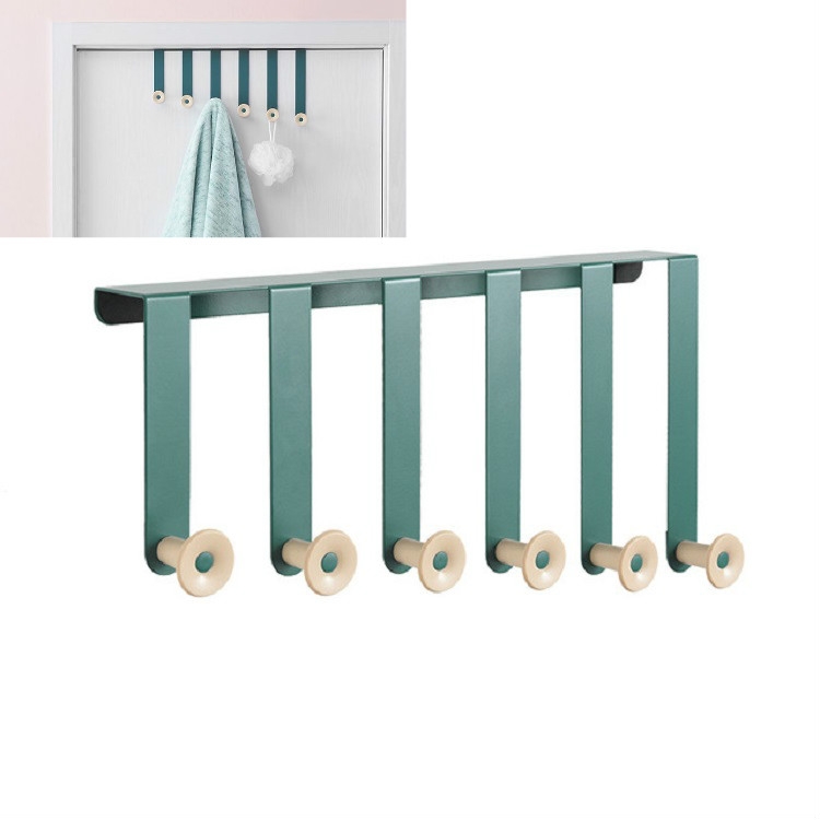 

Harp-shape Self-Adhesive Hook Wall-mounted No-trace Coat Hook(Green)
