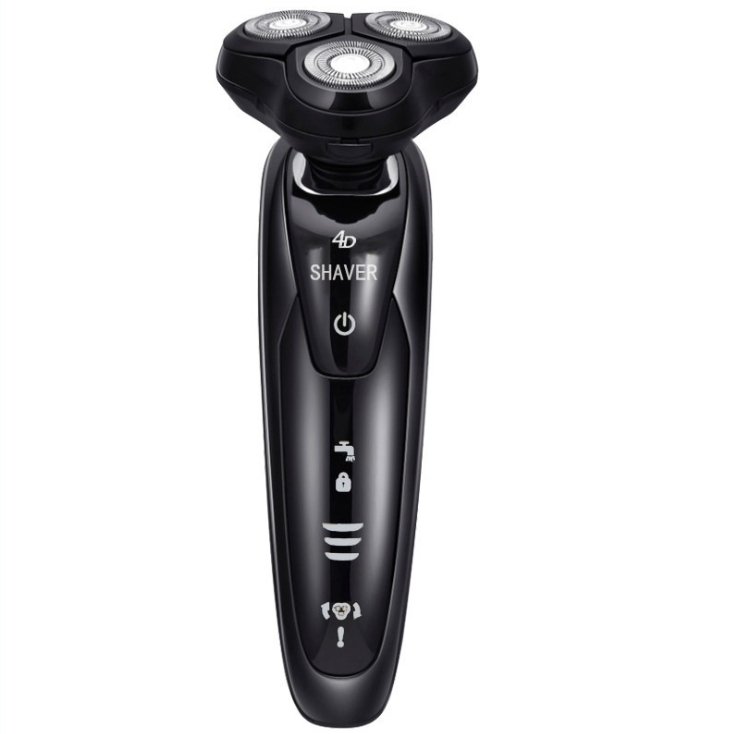 

2 PCS Men 4D Electric Shaver Beard Trimmer Rechargeable Shaving Machine(Black)