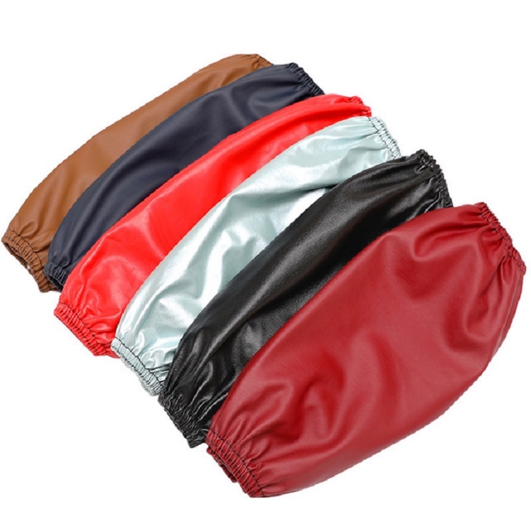 

2 Pairs Home Long Thick Leather Durable Waterproof and Antifouling Cuff(Color Random Delivery)