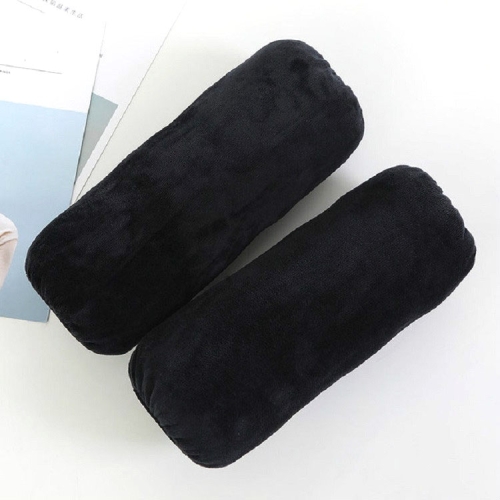 

Unisex Solid Color Plush Cuffs Daily Anti-fouling Sleeves Working Sleeves, Size:34 x 17cm(Black)