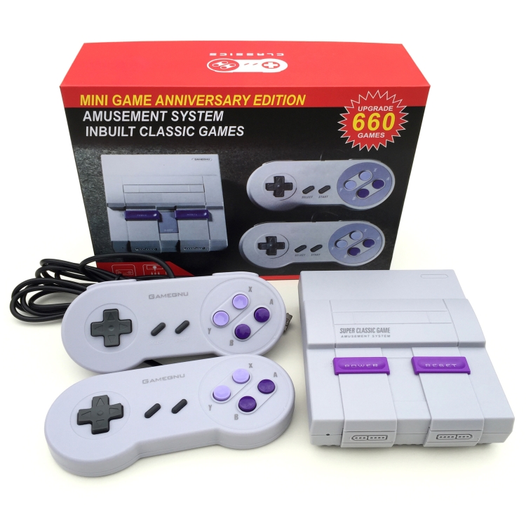 

Retro Classic TV Mini Game Console AV Interface Built-in 660 Games(EU Plug)