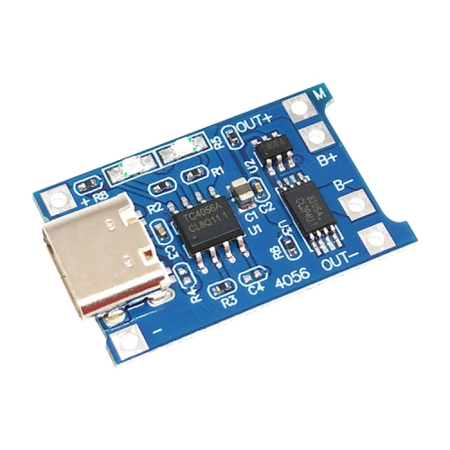 

TP4056 USB-C / Type-C Combo Protection Charging 1A Lithium Battery Charging Board Module