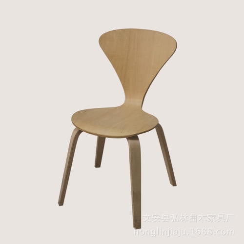 

Nordic Style Walnut Office Chair High Bar Table Chair Tea Shop Cafe Lounge Chair