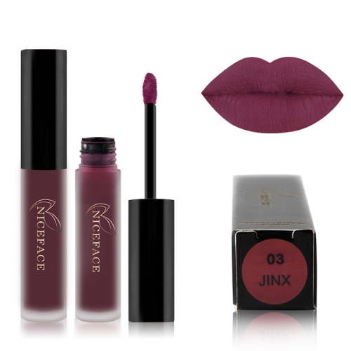 

Lip Gloss Nude Matte Liquid Lipstick Waterproof Long Lasting Moisturizing Lip Makeup Cosmetics(03)