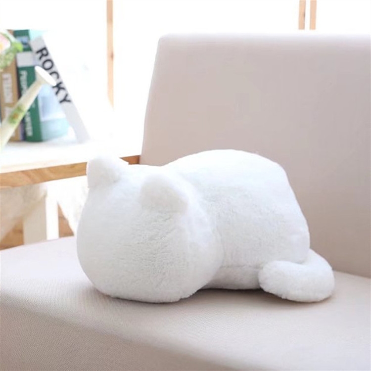 

Plush Cushions Pillow Cat Toys Kids Gift Home Decor(White)