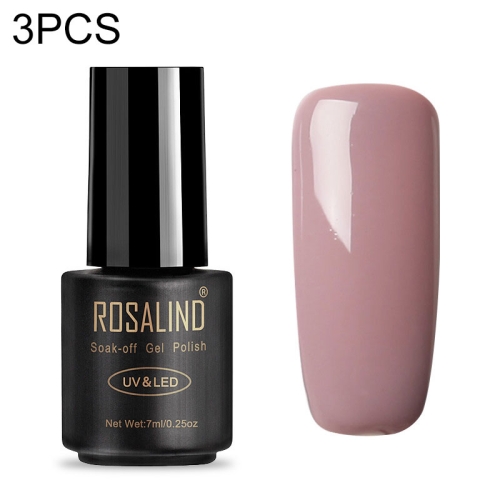

3 PCS Semi Permanent Soak Off Salon UV Nail Gel Polish Nail Art Lacquer Top Base Coat(35)
