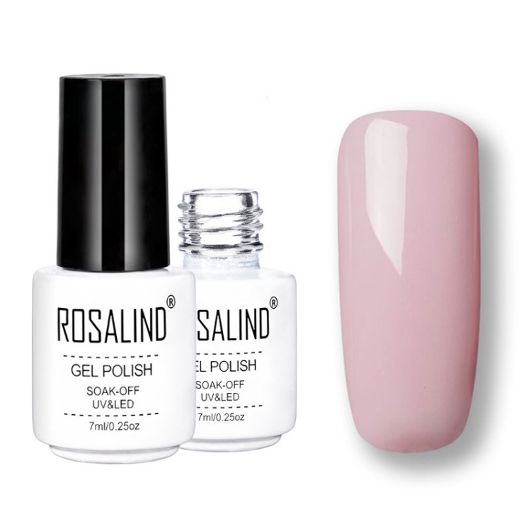 

ROSALIND Gel Polish Set UV Semi Permanent Primer Top Coat Poly Gel Varnish Nail Art Manicure Gel, Capacity: 7ml 2455