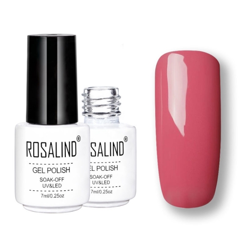 

ROSALIND Gel Polish Set UV Semi Permanent Primer Top Coat Poly Gel Varnish Nail Art Manicure Gel, Capacity: 7ml