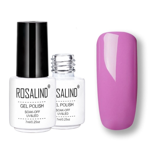 

ROSALIND Gel Polish Set UV Semi Permanent Primer Top Coat Poly Gel Varnish Nail Art Manicure Gel, Capacity: 7ml 2554