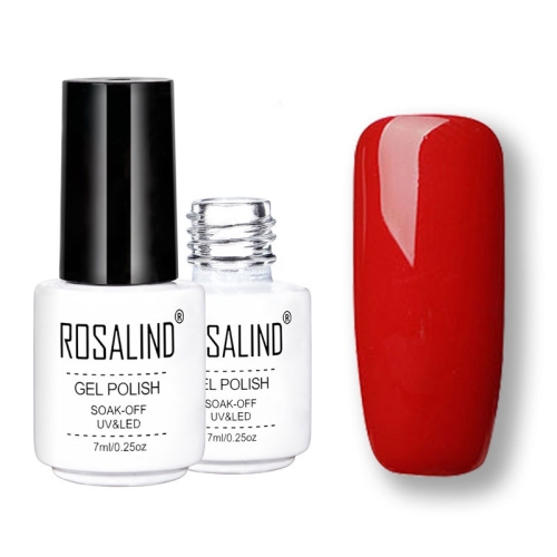 

ROSALIND Gel Polish Set UV Semi Permanent Primer Top Coat Poly Gel Varnish Nail Art Manicure Gel, Capacity: 7ml 2604