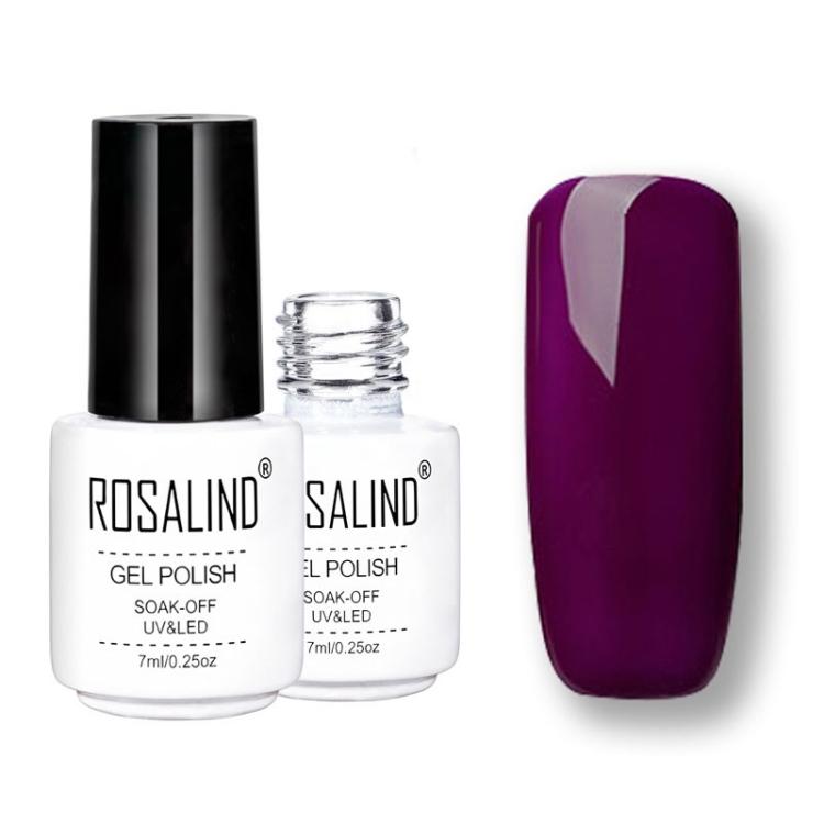 

ROSALIND Gel Polish Set UV Semi Permanent Primer Top Coat Poly Gel Varnish Nail Art Manicure Gel, Capacity: 7ml 2608