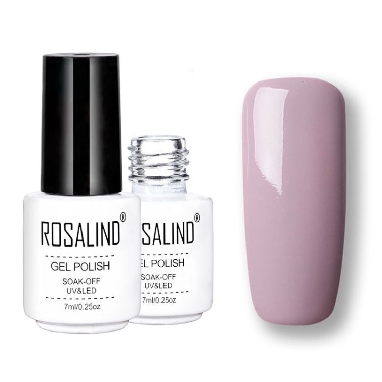 

ROSALIND Gel Polish Set UV Semi Permanent Primer Top Coat Poly Gel Varnish Nail Art Manicure Gel, Capacity: 7ml 42