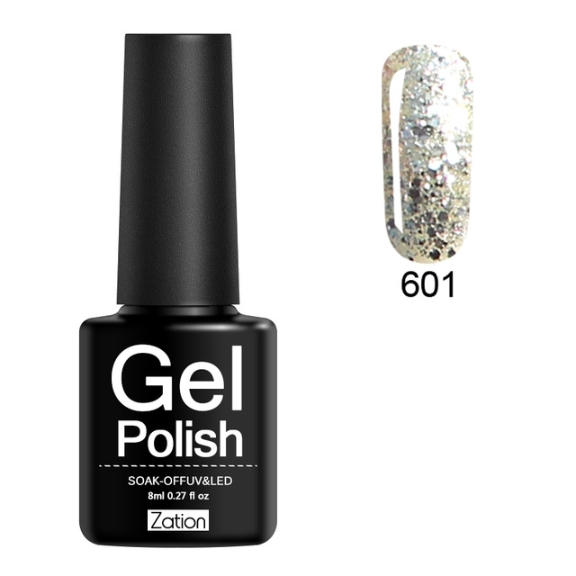 

2 PCS DIY Diamond Shiny Sequin Glitter UV Gel Nail Oil Gel Gel Sequin Phototherapy Glue(601)