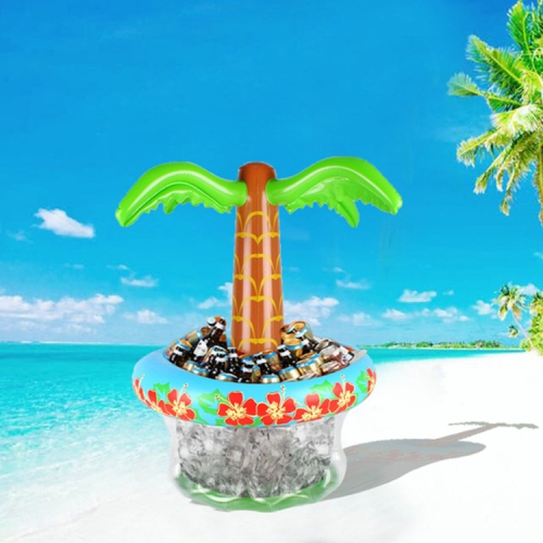 

Coconut Tree Shape PVC Inflatable Coaster Water Cup Holder Beverage Ice Bucket