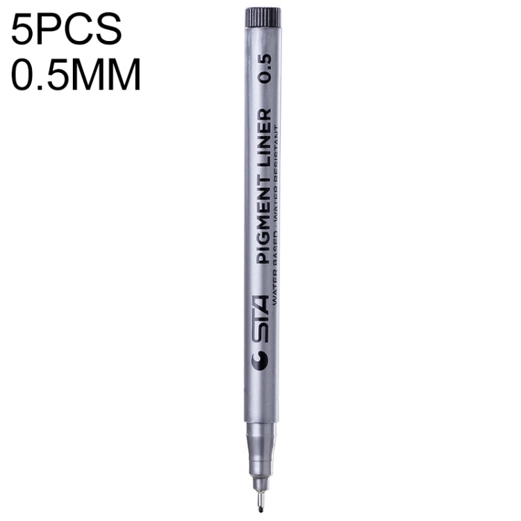 

Micron Ink Marker Pen Black Fineliner Sketching Pens 0.5mm