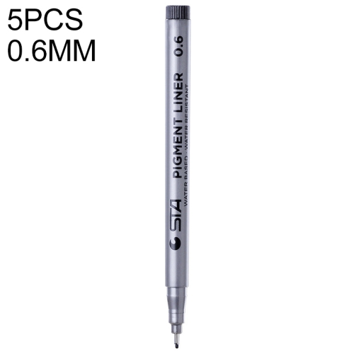 

Micron Ink Marker Pen Black Fineliner Sketching Pens 0.6mm