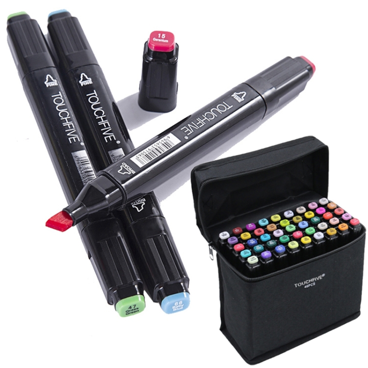 

TouchFIVE Color Art Markers Set Dual Headed Sketch Oily Alcohol Based Animation Manga Markers(168 Full Color)