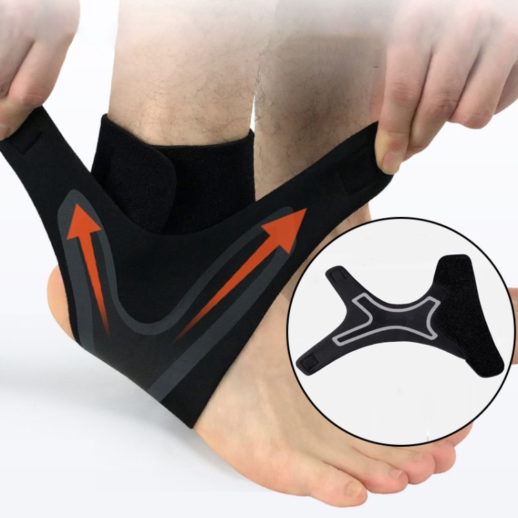 

2 PCS Sport Ankle Support Elastic High Protect Sports Ankle Equipment Safety Running Basketball Ankle Brace Support, Size:M(Right)