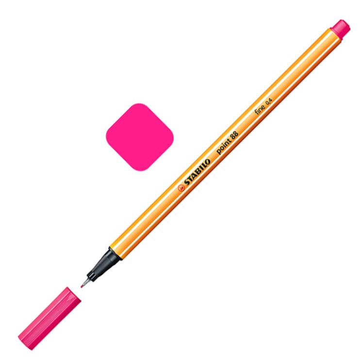 

0.4mm Marker Pen Slim Plastic Hook Line Pen Watercolor Sketch Drawing School Art Supplies( Pink)