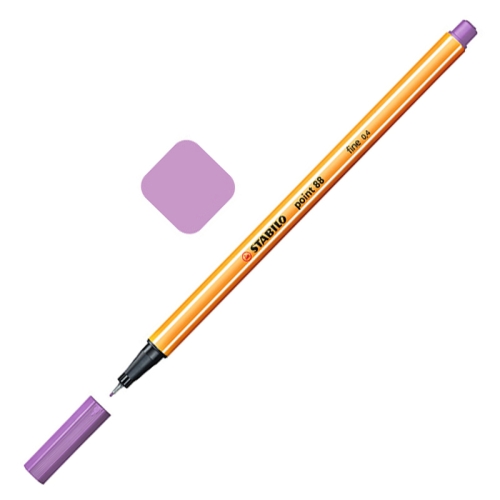 

0.4mm Marker Pen Slim Plastic Hook Line Pen Watercolor Sketch Drawing School Art Supplies( Lavender)