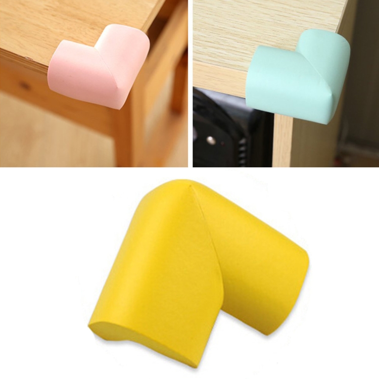 

8 PCS 55 x 55mm Children Protection Corner Soft Table Desk Children Safety Corner Baby Safety Edge Guards(yellow)