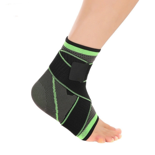 

2 PCS 3D Weaving Elastic Nylon Strap Ankle Heel Protector Adjustable Ankle, Size:M