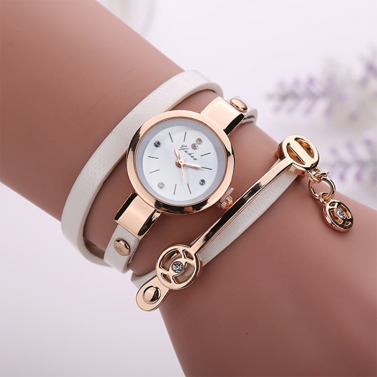 

GONEWA Metal Strap Wristwatch Bracelet Quartz watch(White)