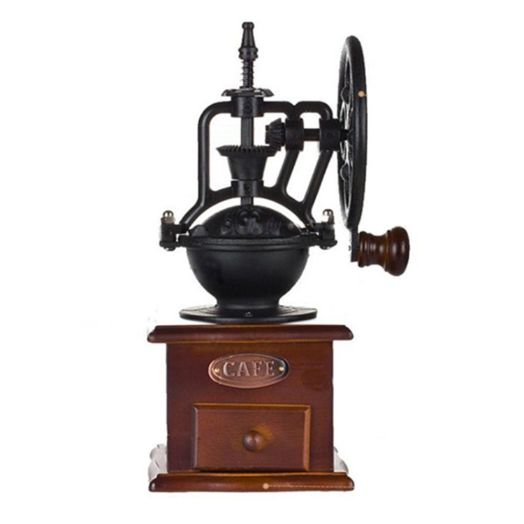 

Manual Coffee Grinder Antique Cast Iron Hand Crank Coffee Machine