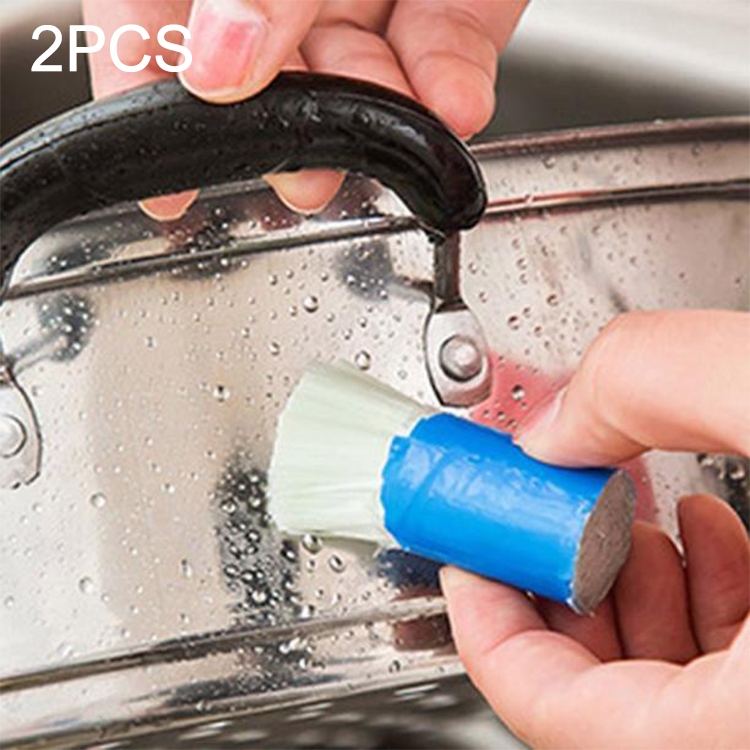 

2 PCS Stainless Steel Rod Magic Stick Rust Remover Cleaning Wash Brush