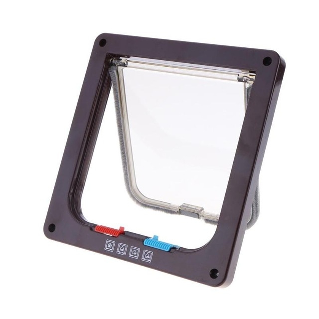 Sunsky Pet Door 4 Ways Lockable Security Flap Door For Dog Cat