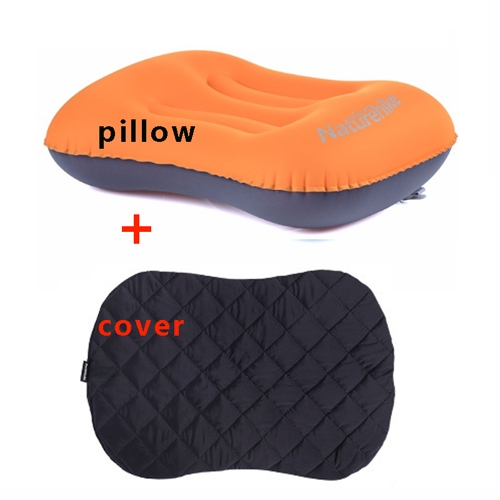 

Inflatable Outdoor Camping Pillow Ultralight Travel Pillows With Pocket Portable Inflation Cushion(orange )