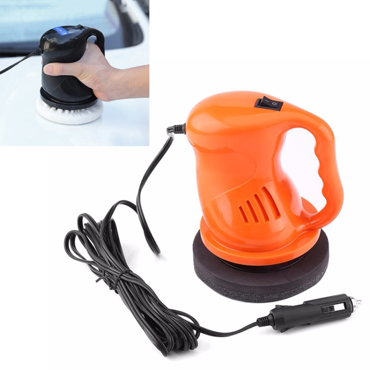 

Electric Car Polisher Waxing Polishing Machine Kit Automation Cleaning Car Buffing ABS Car Accessories, Color:orange
