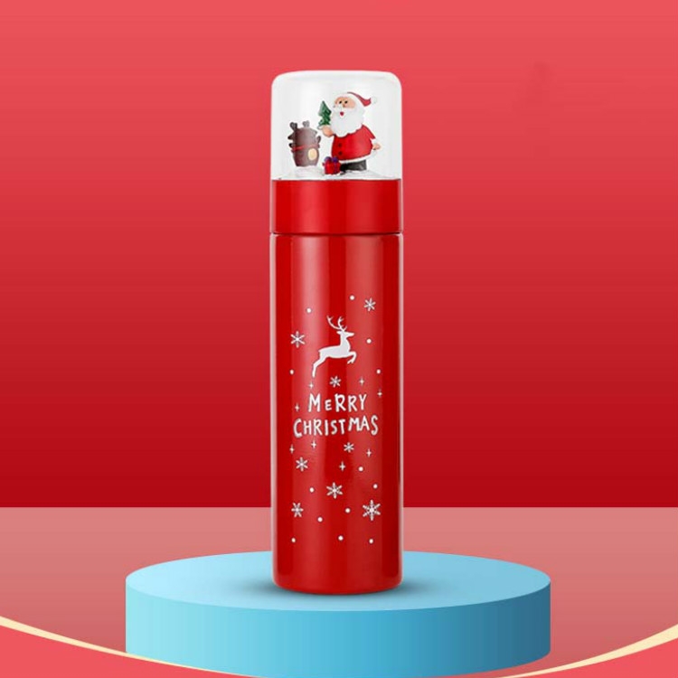 

Christmas Gift Cartoon Water Cup Stainless Steel Mug(Christmas Deer)