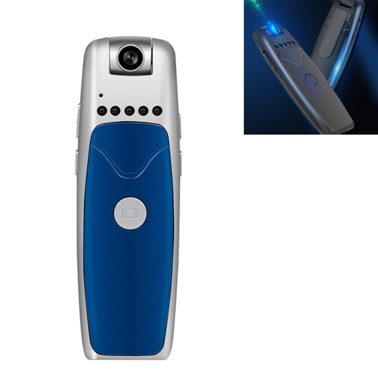 

RD01 Intelligent Voice Control Motion Detection Night Vision HD 1080P Video Camera Dual Microphone Noise Reduction Voice Recorder, Capacity: 8G(Blue)