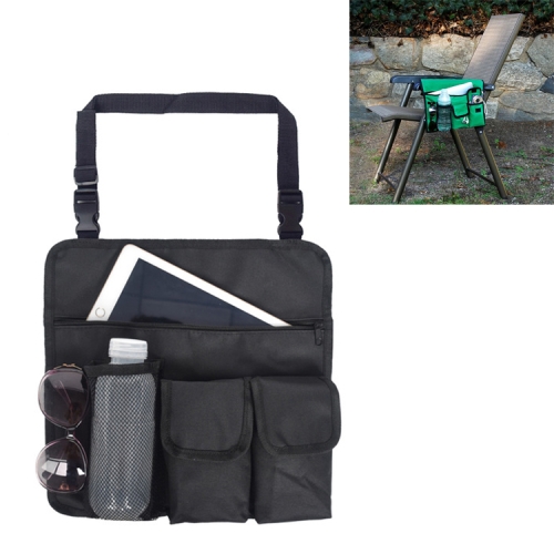 

Outdoor Beach Seat Storage Bag Mobile Phone Storage Bag(Black)