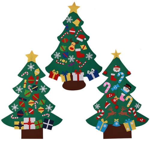 

Christmas Decorations Children Handmade Diy Three-Dimensional Felt Christmas Tree, Style Random Delivery