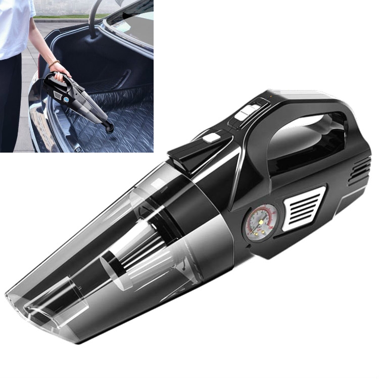 

Car Vacuum Cleaner Air Pump Four-In-One Car Air Pump Digital Display 120W, Specification:Wireless, Style:Mechanical Watch