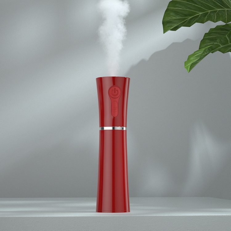 

Creative Slim Waist Moisturizer Humidifier Mini Rechargeable Nano Handheld Sprayer( Red)