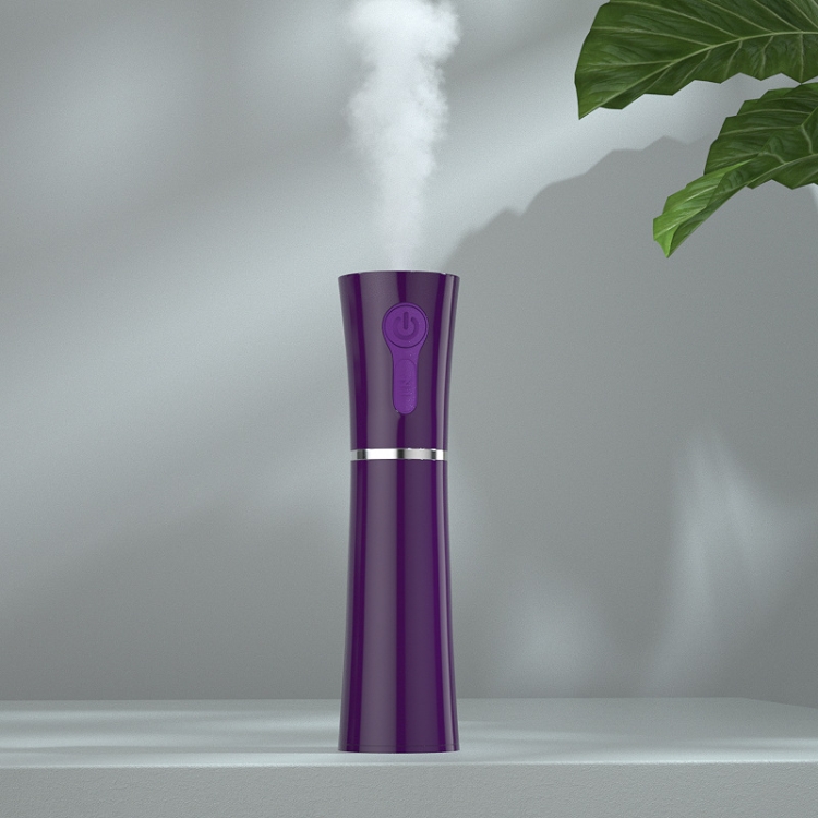 

Creative Slim Waist Moisturizer Humidifier Mini Rechargeable Nano Handheld Sprayer( Purple)