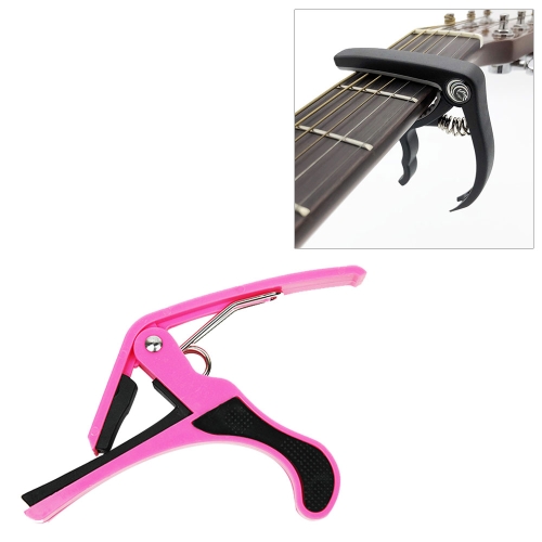 

Plastic Guitar Capo for 6 String Acoustic Classic Electric Guitarra Tuning Clamp Musical Instrument Accessories(Pink)